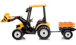 MEGA D68 Tractor Vehicle With Trailer Yellow