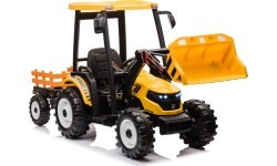 MEGA D68 Tractor Vehicle With Trailer Yellow