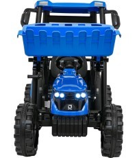 MEGA D68 Tractor Vehicle With Trailer Blue