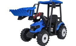 MEGA D68 Tractor Vehicle With Trailer Blue