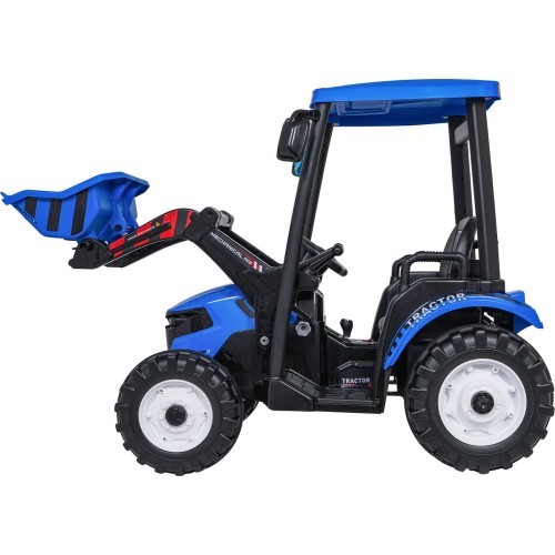 MEGA D68 Tractor Vehicle With Trailer Blue