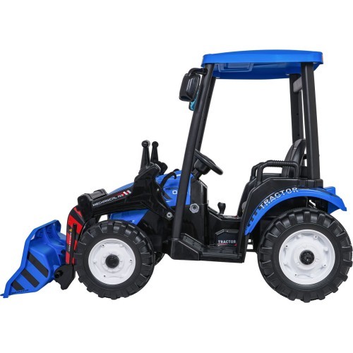 MEGA D68 Tractor Vehicle With Trailer Blue