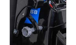 Elektromobilis traktorius su priekaba MEGA D68, mėlynas
