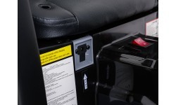 Электромобиль-трактор с прицепом MEGA D68, синий