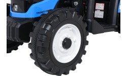 MEGA D68 Tractor Vehicle With Trailer Blue