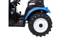 MEGA D68 Tractor Vehicle With Trailer Blue