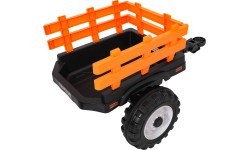 MEGA D68 Tractor Vehicle With Trailer Blue