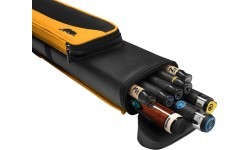 Kietas kojo dėklas Predator Roadline, juodas–geltonas, 3x5