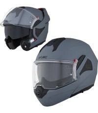 Motociklininko šalmas su pakeliamu žandikauliu W-TEC Sabron P/J - Nardo Grey