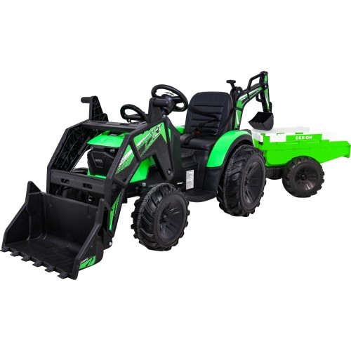 Трактор Buggy с прицепом 720-T, зелёный