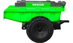 Elektromobilis traktorius su priekaba Buggy 720-T, žalias