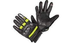 Мотоциклетные перчатки W-TEC Rushin - Black/Fluo Yellow