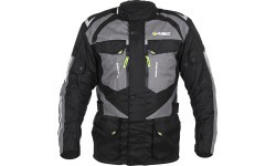 Vyriška motociklininko striukė W-Tec Burdys Evo - Juoda ir pilka