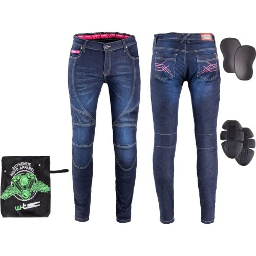 Women’s Motorcycle Jeans W-TEC Rafael - Blue