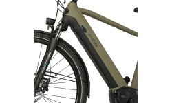 Prophete Entdecker 4.0 Electric Bike 28" 10-Speed, Frame Size 21" (54 cm), Brown