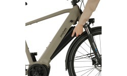 Prophete Entdecker 3.0 electric bike 28", 9-speed, frame size 21" (54 cm), brown