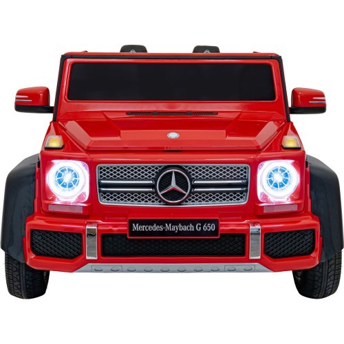 Elektromobilis Mercedes Benz Maybach G650, raudonas