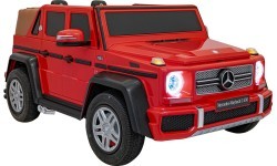 Elektromobilis Mercedes Benz Maybach G650, raudonas