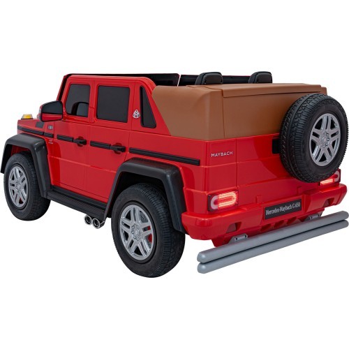 Elektromobilis Mercedes Benz Maybach G650, raudonas