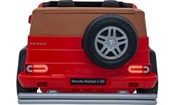 Elektromobilis Mercedes Benz Maybach G650, raudonas