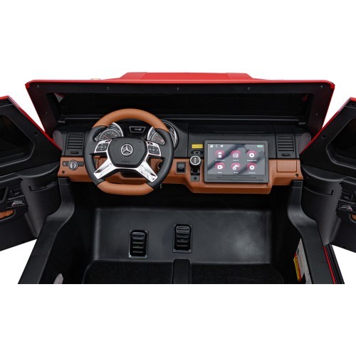 Elektromobilis Mercedes Benz Maybach G650, raudonas