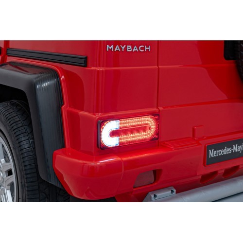 Электромобиль Mercedes Benz Maybach G650, красный
