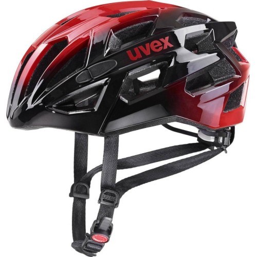 Uvex Race 7 helmet, black/red, 51-55 cm