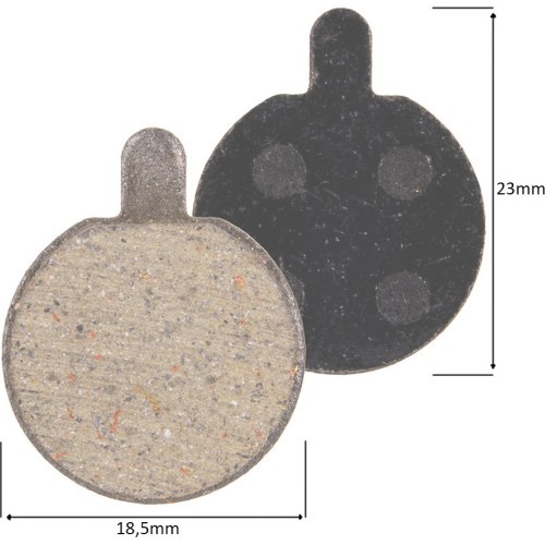 Brake Pads for E-Scooters W-TEC Fortor/Voltero/Zitter/Saturian (Pair)