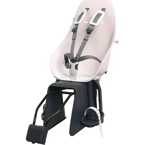 Заднее детское велокресло с адаптером и держателем Urban Iki - Sakura Pink/Shinju White