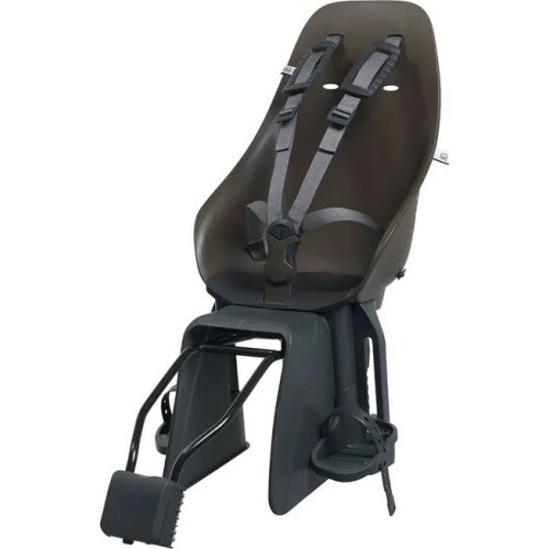 Rear-Mounted Child Bike Seat w/ Adaptor & Seatpost Holder Urban Iki - Koge Brown/Bincho Black