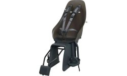 Rear-Mounted Child Bike Seat w/ Adaptor & Seatpost Holder Urban Iki - Koge Brown/Bincho Black