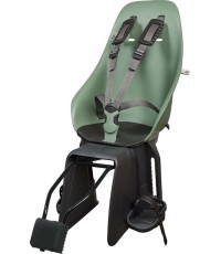 Galinė vaikiška dviračio kėdutė su adapteriu ir laikikliu Urban Iki - Icho Green/Bincho Black