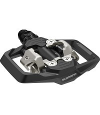 SHIMANO ME700 Pedals with cleats (black)