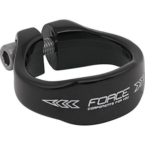 Balnelio stovo apkaba FORCE 34,9mm (aliuminė, juoda)