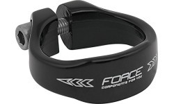 Balnelio stovo apkaba FORCE 34,9mm (aliuminė, juoda)
