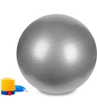 Hastings gimnastikos kamuolys 55 cm, sidabrinis
