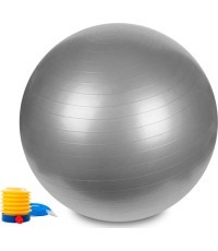 Hastings gimnastikos kamuolys 75 cm, sidabrinis