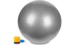 Hastings gimnastikos kamuolys 75 cm, sidabrinis