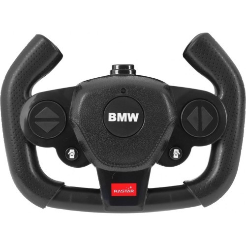 Nuotoliniu būdu valdomas žaislinis automobilis BMW i8 baltas 1:14 RASTAR