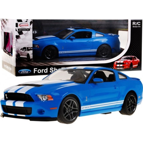 R/C toy car Ford Shelby Mustang GT500 Blue 1:14 RASTAR