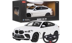 Nuotoliniu būdu valdomas automobilis BMW X6 M 1:14 RASTAR, baltas