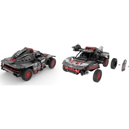 Nuotoliniu būdu valdomas konstruktorius Audi RS Q e-tron 1:14, 1046 detalių, RASTAR
