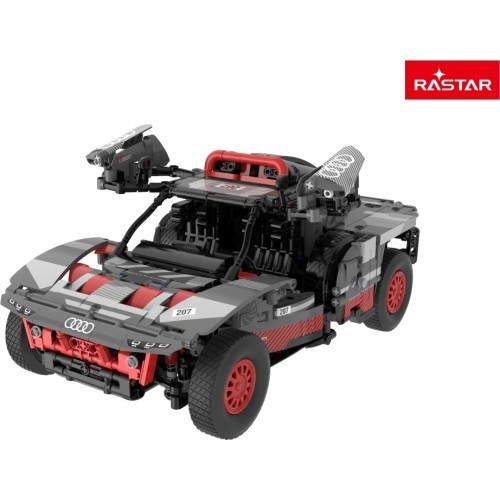 Nuotoliniu būdu valdomas konstruktorius Audi RS Q e-tron 1:14, 1046 detalių, RASTAR