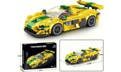 Sports Car Brick Set Yellow 368 pcs.