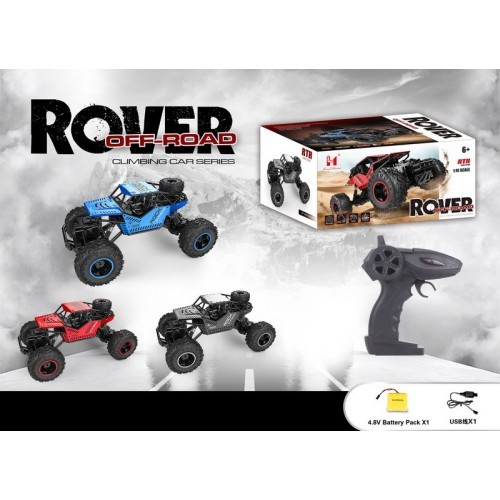 Радиоуправляемая машина Crawler Rover 1:16, чёрная