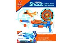 5in1 Orange Plane Launcher Pistol