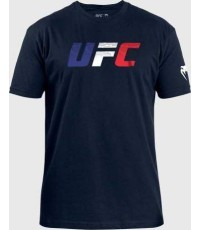Men's UFC Unrivaled by Venum Navy Blue French Flag T-Shirt