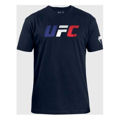 Men's UFC Unrivaled by Venum Navy Blue French Flag T-Shirt