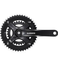 Shimano FC-TY501-2 front chainring set // 2x7/8-speed, 46x30T, 175 mm (black)