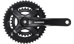 Передний блок звёзд Shimano FC-TY501-2 // 2x7/8 ск., 46x30T, 175 мм (чёрный)